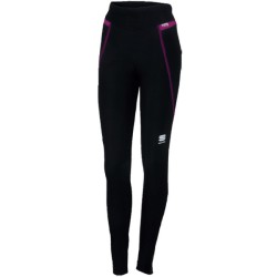 Damen-Hosen Sportful Dolomiti TDT + Tight schwarz-fucsia